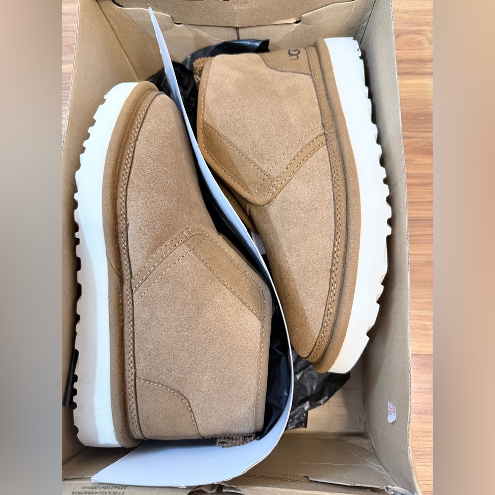 UGG Men's Suede Slip-On Loafers in Tan